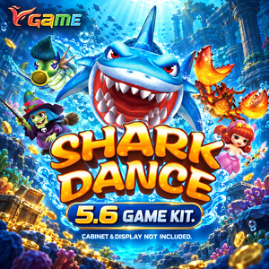 Shark Dance 5.6 <b>Game</b> Kit for Fish Arcade Software and Multiplayer Cabinet Projects 4/6/8/10 <b>Players</b> 110/220V - Product Image 1