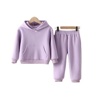 Vêtements d'hiver pour enfants Vêtements pour enfants Pull chaud Fille Fleece Hoodies Pullover Sweatshirt Pant Winter Girl Boy Tracksuit Sportswear - Product Image 6