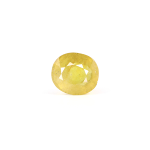 5.45 Carat Oval Cut Yellow Sapphire Loose Gemstone for Fine Jewelry - Product Image 1