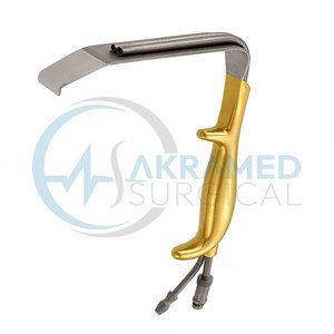 Retractor Premium Tebbetts para Aumento de Senos, 36 mm x 15 cm, Succión de Fibra Óptica sin Dientes, Herramienta de Cirugía Plástica - Product Image 4