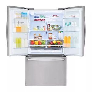 LG 28 pies cúbicos Refrigerador de 3 Puertas Francesas con Dispensador Alto de Hielo y Agua, Profundidad Estándar, Acero Inoxidable - Product Image 6