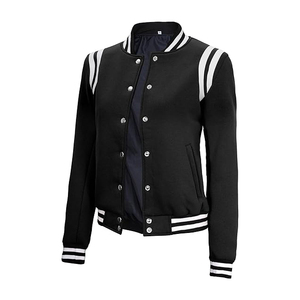 2026 High Quality Unisex Winter Custom Logo Canvas Stand Collar Breathable Eco-Friendly Windproof Varsity <b>Jacket</b> Cotton Filling - Product Image 5