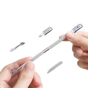 Herramienta de Alta Calidad para Empujar Cutículas, Empujador y Removedor de Cutículas para Manicura, de un Solo Lado con Mango Liso - Product Image 5