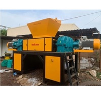 Déchiqueteuse industrielle de métaux à haute productivité, capacité de 5000 kg/h, déchiqueteuse de métaux à double arbre