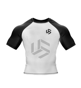 Regular Fit Men's Sports Compression Shirt Knitted Breathable Quick Dry Workout Fitness Rash Guard - Product Image 2