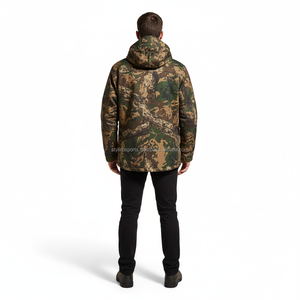 OEM Men's Camouflage Tactical Hunting <b>Jacket</b> Winter Outdoor Hooded Softshell <b>Jacket</b> High-Quality Forest <b>Camo</b> Outerwear - Product Image 2