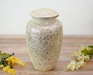 Urna de Cristal con Incrustaciones de Diamantes para Cenizas Humanas, Recuerdo Conmemorativo de Lujo Hecho a Mano, Capacidad de 5-15L, Proveedor Exportador - Product Image 6