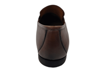 Mocassins marron en PU pour hommes Dlords, à enfiler avec pompons, semelle intermédiaire respirante en EVA, semelle extérieure en caoutchouc, doublure en jersey, toutes saisons
