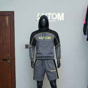 ชุดเซ็ตฮู้ดดี้ลำลองสำหรับผู้ชายสำหรับฤดูหนาว พร้อมโลโก้สั่งทำพิเศษ ดีไซน์ระบายอากาศได้ดี ราคาขายส่ง - Product Image 2