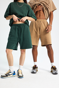 Short de plage pour homme 2026 à imprimé floral numérique, taille haute, respirant, séchage rapide, avec cordon de serrage, en toile 220g 100% coton, logo avant - Product Image 4