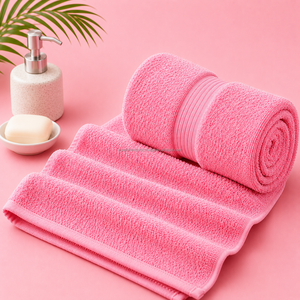 Serviettes de bain en coton biologique compressé hautement absorbantes, séchage rapide, douces et confortables pour la maison, l'hôtel, le spa, le salon, vente en gros - Product Image 1