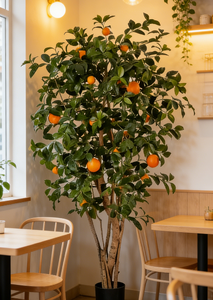 Albero d'Arancio Artificiale Realistico con Frutti Vivaci, Perfetto per Illuminare Qualsiasi Spazio Interno o Patio - Product Image 4