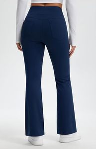 Women High Waist <b>Black</b> <b>Leggings</b> Slim Fit Knitted Spandex Cotton Winter Casual Solid Color Breathable Full Length Pants - Product Image 2