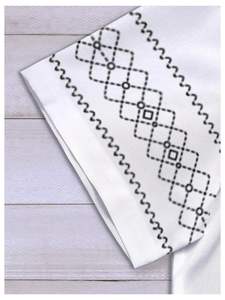 ชุดเซ็ตเสื้อเชิ้ตแขนสั้นปักลายสไตล์มินิมอลสำหรับผู้ชาย คอปกเปิด พร้อมกางเกงขาสั้นเข้าชุด ชุดลำลองน้ำหนักเบาสำหรับฤดูร้อน - Product Image 5