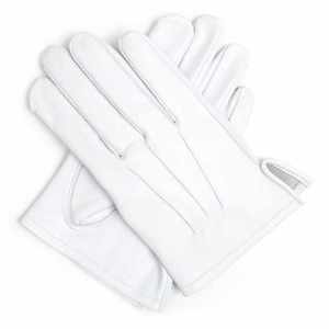 Guantes de Algodón 100% con Logotipo Masónico Personalizado, Bordado a Máquina con Compás Cuadrado, para Deportes, Precio al por Mayor - Product Image 1