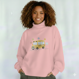 Top Casual de Cuello Alto para Mujer, Tela Suave al Tacto, OEM ODM, Ropa de Invierno Más Vendida - Product Image 1