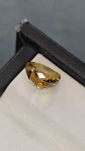 Natural Unheated Orange Citrine <b>Cushion</b> Cut Faceted Loose Gemstone Zubeda Gems Third Party Appraisal 5 MM Hole Diameter - Product Image 6