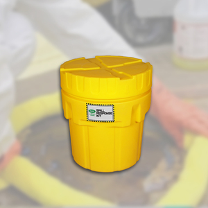 75L Chemical Spill Kit with Salvage Drum Hazardous Material Spill Containment Absorbent Kit for Industrial Emergency Response - Product Image 3