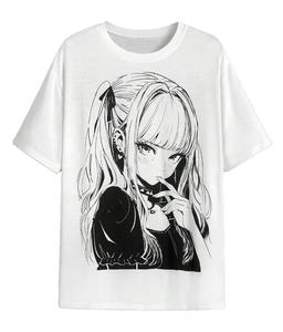 Camiseta de algodón de verano de estilo Vintage de gran tamaño de alta calidad para mujer, Camiseta holgada transpirable con estampado Pakistán 100% algodón - Product Image 3