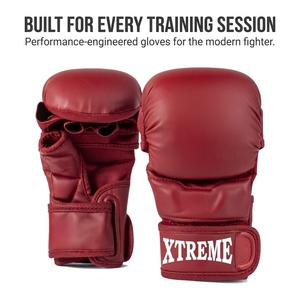 Gants de combat MMA personnalisés avec logo, demi-doigts, pour grappling, taille sur mesure, pour compétition sportive, équipement de combat pour équipes - Product Image 3