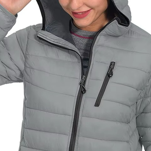 Chaqueta Acolchada Holgada para Mujer, Abrigo de Invierno Suave y Acolchado, Ropa Exterior Informal Cálida y Aislante, Proveedor Mayorista OEM ODM - Product Image 6
