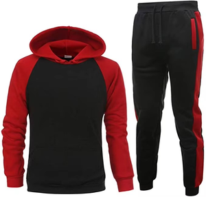 ชุดวอร์มกีฬาผู้ชายทรงสลิมฟิตผ้าโพลีเอสเตอร์ปักโลโก้ตามสั่ง ชุดเซ็ต 2 ชิ้นสำหรับผู้หญิง - Product Image 5