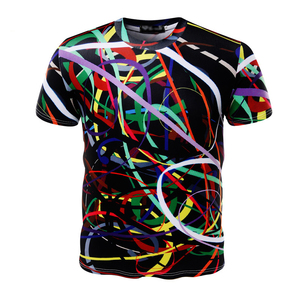 Chemises personnalisées en sublimation pour hommes, t-shirts respirants en polyester avec impression par sublimation intégrale vibrante, haute qualité - Product Image 2