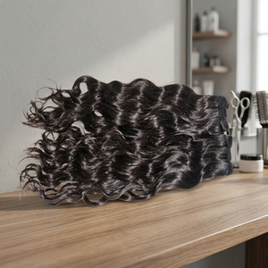 Lots de Cheveux Humains Vierges Bruts en Gros, Ondulés Naturels, Bouclés, Extensions en Tissage, Cuticules Alignées, Cheveux Bruts à Tisser, 100% Non Traités - Product Image 4
