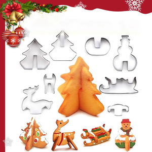 Different Shape Biscuits <b>Cookie</b> Cutter for Christmas New Year Party Restaurant Home Kitchen Baking Tools Biscuit <b>Cookie</b> Cutter - Product Image 6