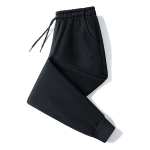 AthleisureMax Fleece <b>Joggers</b> – <b>Slim</b> Fit Elastic Cuff Sweatpants - Product Image 1