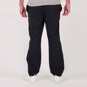 Pantalon de survêtement noir pour homme Falcon Enterprises, taille élastique, décontracté, avec poches latérales, poids moyen, respirant, écologique, séchage rapide - Product Image 4