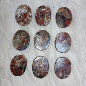 Venta al por mayor de alta calidad Natural Indonesia ágata musgo forma suave piedras preciosas artesanía curación cristal 3,5X4,5X7 cm - Product Image 4