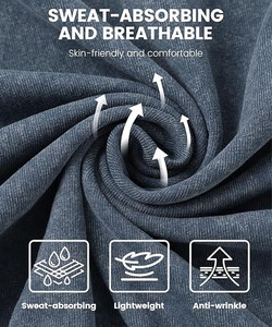 ชุดวอร์มฤดูหนาวสำหรับผู้ชายปี 2026 ดีไซน์เน้นความระบายอากาศได้ดี เหมาะสำหรับการออกกำลังกาย การเดินทาง และสวมใส่ลำลอง ทรงพอดีตัว - Product Image 6