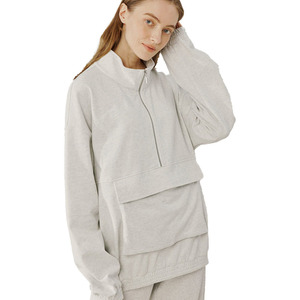 Sudadera con Cremallera y Logotipo Bordado Personalizado para Mujer - Camisetas y Suéteres para Chicas - Varios Colores - Talla XL - Product Image 1