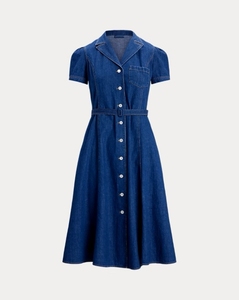 Vestido Vaquero Personalizable de Alta Calidad para Mujer, Transpirable, Cómodo, Informal, de Algodón - Product Image 2