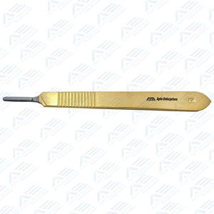 Poignée de scalpel Lames de scalpel chirurgical Source d'alimentation manuelle Couteaux de dissection en acier inoxydable de haute qualité Instruments médicaux - Product Image 1