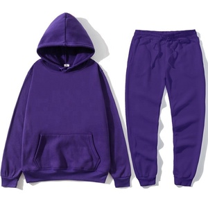 Factory Sale OEM Women's Fleece Hoodies & Pants Jogging Tracksuit Sweatpants Sweatshirt Fashion Brand Casual Pullover 2022 New - Product Image 1
