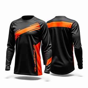 Maillot de moto respirant à séchage rapide en polyester, design OEM, pour course, cyclisme en plein air, motocross - Product Image 4