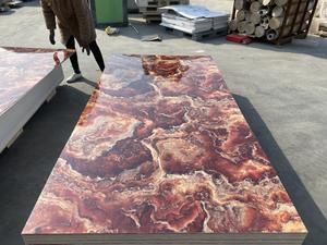 Panneaux muraux modernes en PVC UV XH Decor 3mm Stone Gain pour appartements - Product Image 3