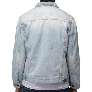 Veste en jean d'hiver pour homme, design personnalisé OEM, streetwear décontracté, imperméable, veste en jean sur mesure de haute qualité - Product Image 4