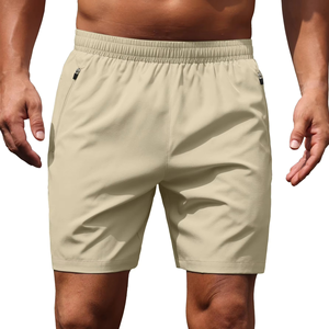 Pantalones Cortos Deportivos para Hombre al por Mayor, Pantalones Cortos para Correr de Secado Rápido con Bolsillo con Cremallera, Precio de Fábrica OEM ODM - Product Image 3