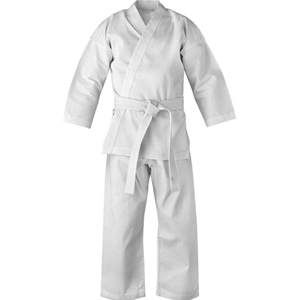 Unisex Adults & Youth Karate Gi Uniform Set 100% Cotton Durable Plain Dyed Regular Fit White Black Blue Red Colors - Product Image 4