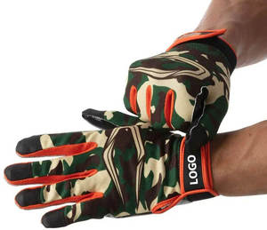 Gants de sport d'extérieur à doigts entiers WARPRO INDUSTRY, camouflage, matériau PU, antidérapants, fermeture à boucle auto-agrippante, unisexe, toutes saisons SS-AFG-21 - Product Image 4