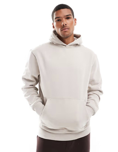 Regular Fit Men's Polyester/Cotton Heavyweight Luxury Blank Pullover <b>Hoodie</b> Winter Custom Printing Drop Shoulder Streetwear - Product Image 1
