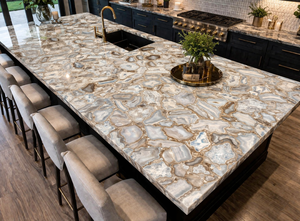 Natural Agate <b>Table</b> Top, Handmade Stone Furniture, Luxury <b>Coffee</b> <b>Table</b> ,Home Decor, Healing Crystal Furniture, Unique Gift Idea - Product Image 5