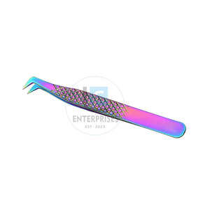 Pince à épiler pour extensions de cils en acier inoxydable de haute qualité, durable et légère, marque privée - Product Image 3