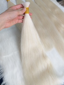 Zenohair 2025 Collection Soyeux Vague Droite Clip-In Cheveux Vietnamien Brut En Vrac #613 #60 Blond Double Dessiné - Product Image 4