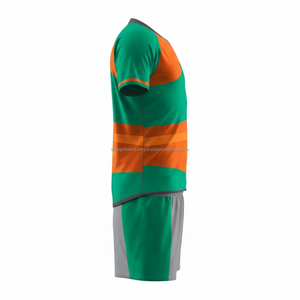 Uniforme de Rugby Personalizado con Estampado de Manga Corta, Venta al Por Mayor OEM - Product Image 3