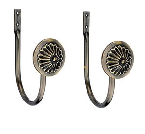 Sujetadores Magnéticos para Cortinas de Latón Vintage, Elegantes Sujetadores Metálicos para Cortinas - Product Image 5
