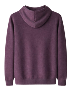 Sudadera con Capucha para Mujer, Color Morado Ciruela, Felpa de Algodón, Logotipo Personalizado Bordado, Ropa Casual Urbana, Fabricante Mayorista - Product Image 5